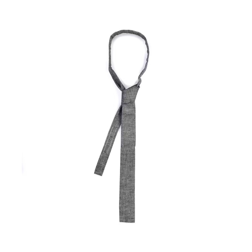 The Hill-Side Necktie Mens OS Grey Selvedge Chambray Slim Made in USA